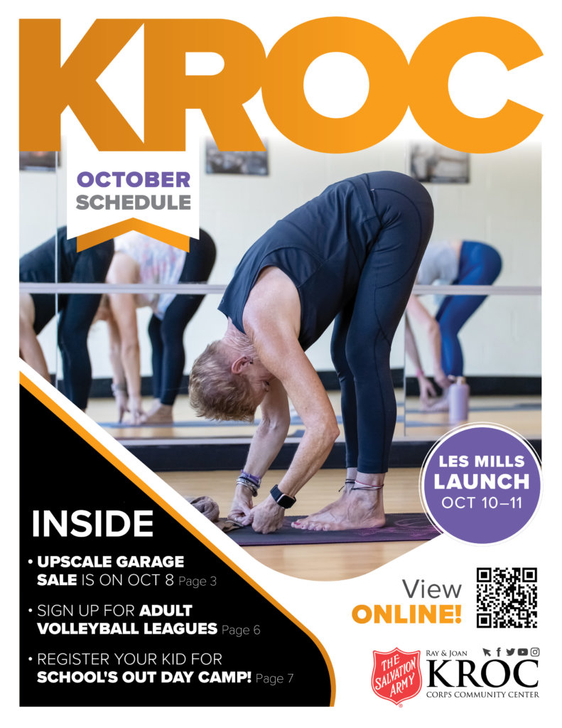 Kroc Class Schedule October 2022