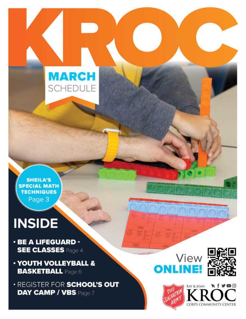 Kroc Class Schedule March 2023